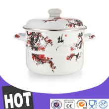 New product 2016 enamel food steamer for nose inhalation